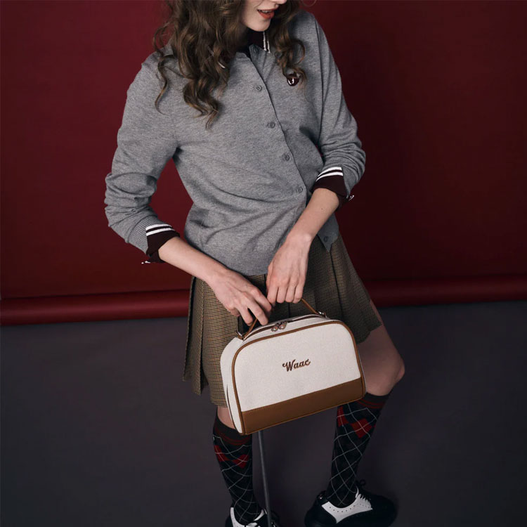 WAAC ワック カートバッグ UNISEX クラシックキャンバス ラウンドバッグ ショルダーバッグ 072254814 ユニセックス ゴルフ_8