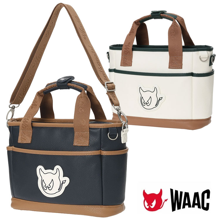WAAC ���b�N �J�[�g�o�b�O UNISEX Grainy Synthetic Leather ���E���h�o�b�O �V�����_�[�o�b�O 072262801 ���j�Z�b�N�X �O���C�j�[ �S���t