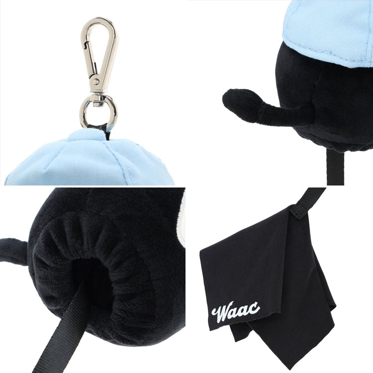 WAAC ワック ボールケース UNISEX ボールポーチ (ボール拭き一体型