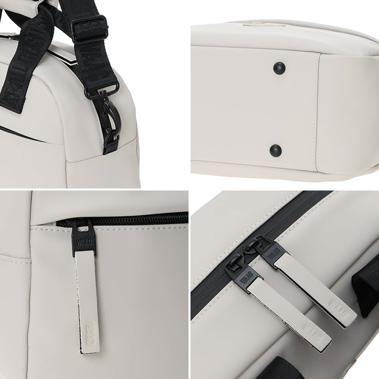 WAAC ❦カートバッグ❦ホワイト WAAC ワック カートバッグ UNISEX MATTE FAUX LEATHER 072262811