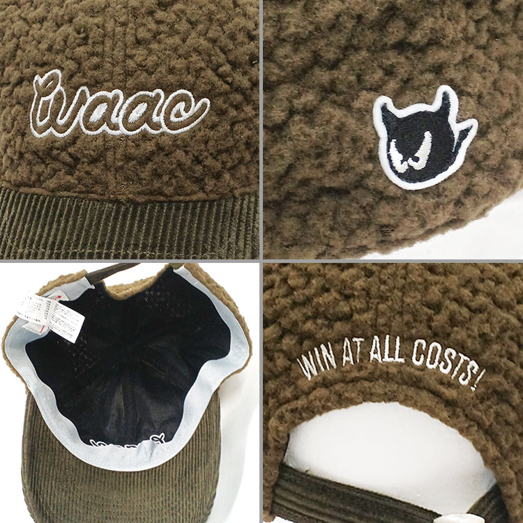 【レディース】ワック ボア キャップ ワッキー刺繍 ポンポン付き WAAC 072234834 ゴルフ｜daiichigolf｜08