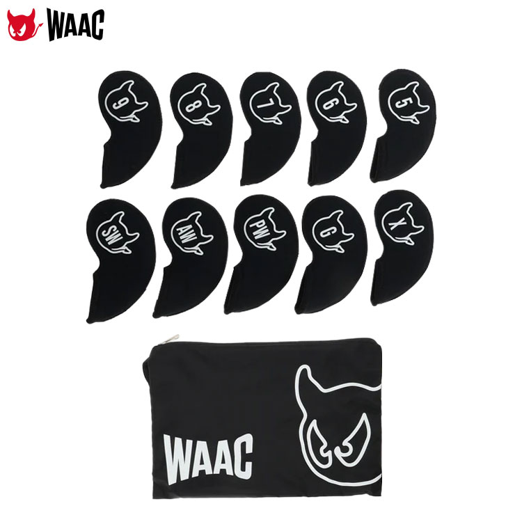 WAAC ワック ヘッドカバー アイアン用 アイアンカバー セット