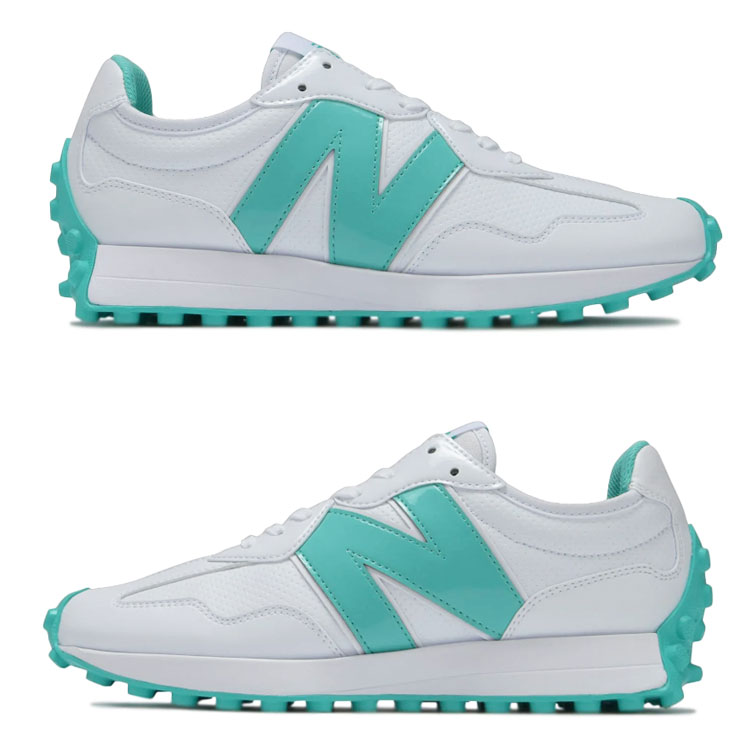 【大特価！】【レディース】 ニューバランス new balance, ゴルフシューズ スパイクレス ホワイト/ブルー, 327 v1 SL AC  WGS327AC