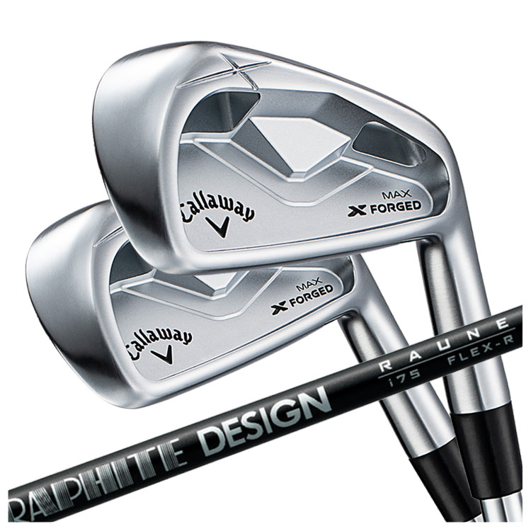 【第一ゴルフオリジナル】 キャロウェイ X フォージド マックス アイアン グラファイトデザイン RAUNE(ラウネ)アイアン 6I〜PW Callaway X FORGED MAX