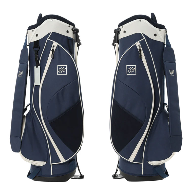 ZOY　ゾーイ　スタンド式キャディバッグ　9型　6分割ポケット　パステルカラー ZOY（ゾーイ） 軽量 スタンド キャディバッグ 9型 47インチ対応 ユニ