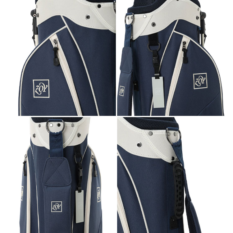 ZOY（ゾーイ） 軽量 スタンド キャディバッグ 9型 47インチ対応 ユニ