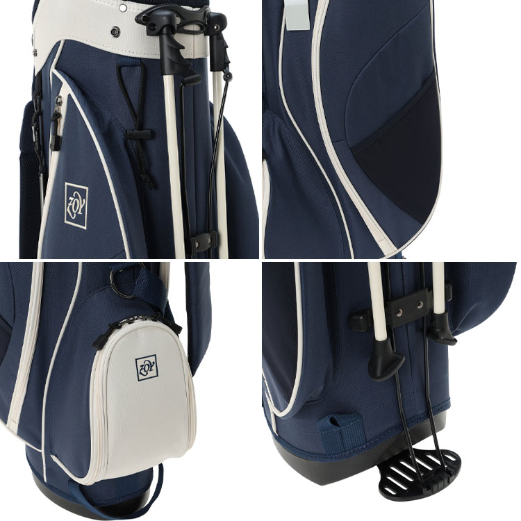 ZOY（ゾーイ） 軽量 スタンド キャディバッグ 9型 47インチ対応 ユニ