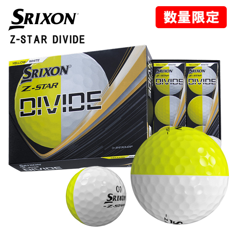 �y���ʌ���z �X���N�\�� Z-�X�^�[ �f�B�o�C�h �S���t�{�[�� 1�_�[�X(12��) �c�[�g���J���[ �z���C�g/�C�G���[ SRIXON Z-STAR DIVIDE ���{���K�i