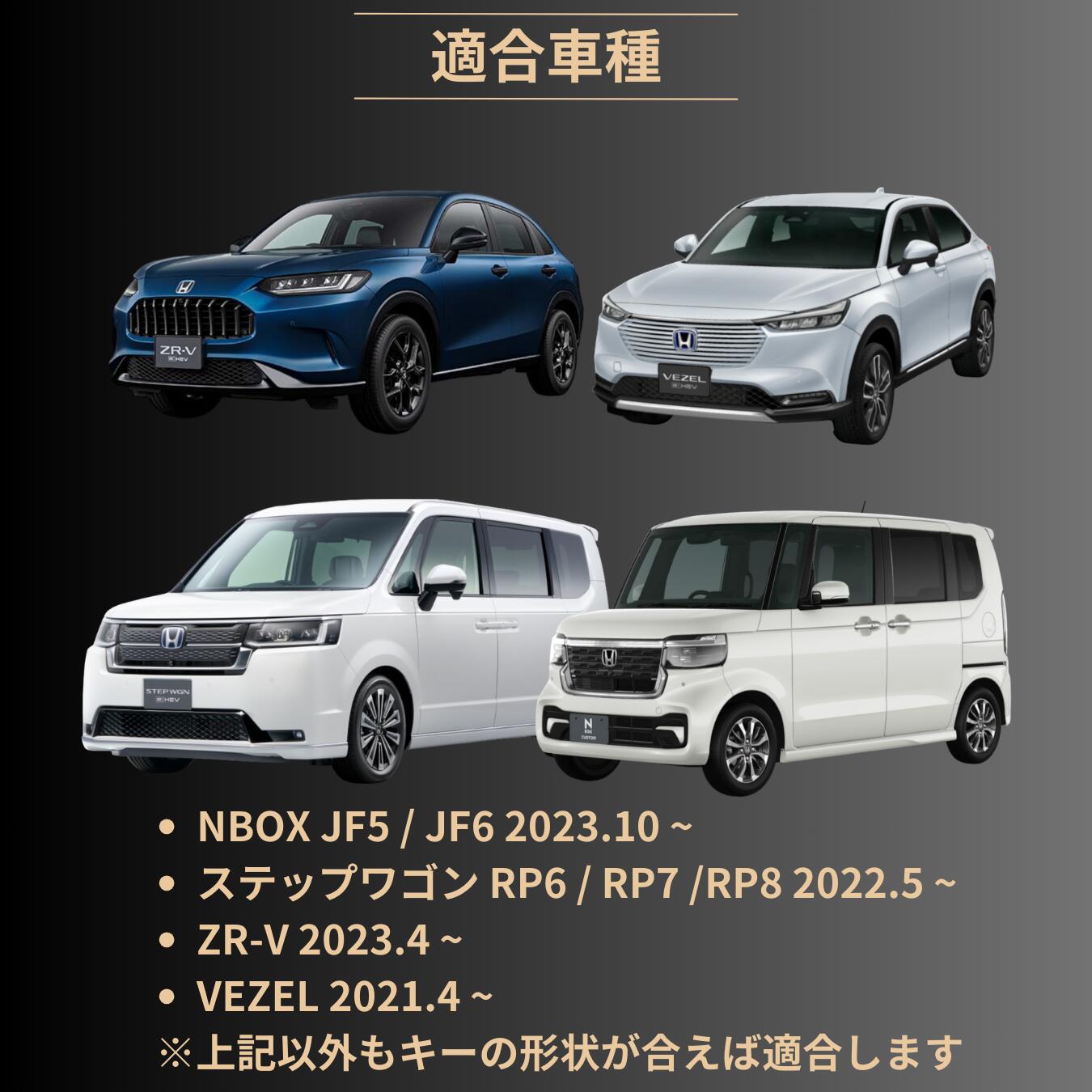 NBOX 新型 JF5 JF6 N-BOX ステップワゴン RP8 キーケース ZRV
