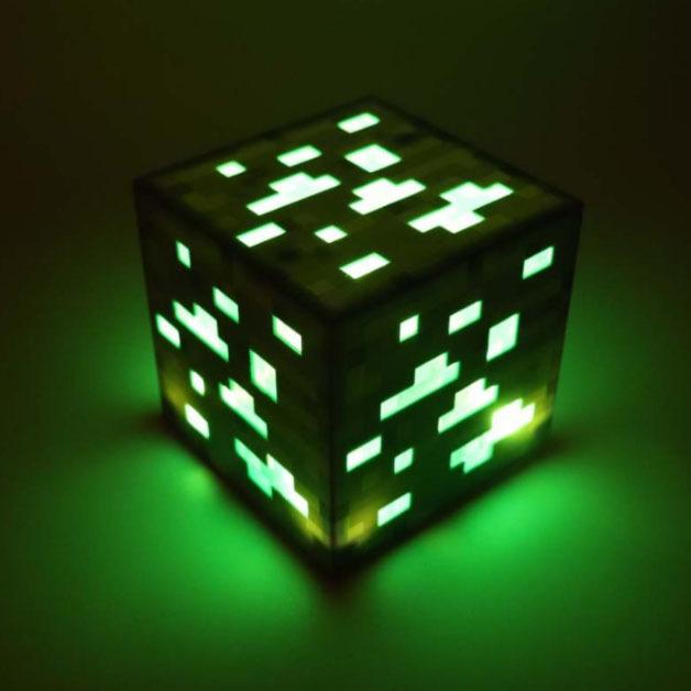 マインクラフト 鉱石 たいまつ ライト LED 充電式 キャンプで
