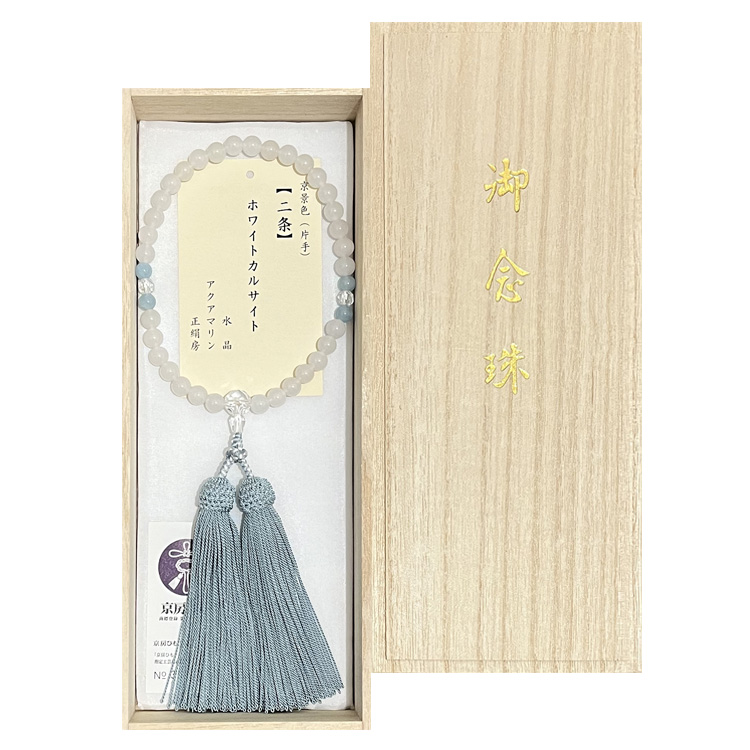 大黒屋仏壇店オリジナル】数珠 女性用 略式念珠 6種から選べる天然石