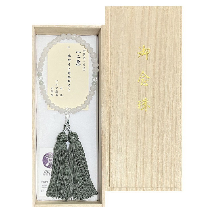大黒屋仏壇店オリジナル】数珠 女性用 略式念珠 6種から選べる天然石