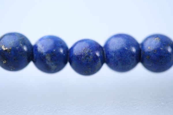 数珠 女性用本連 瑠璃石 ラピスラズリ108玉： 正絹松風頭房 桐箱入