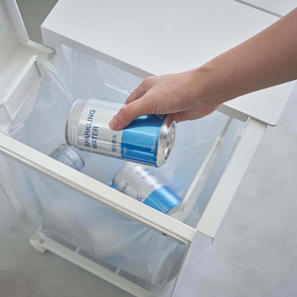 山崎実業 ゴミ箱 tower タワー 蓋付き 目隠し 分別 ダストワゴン 3分別 公式 オンラインショップ 5977 5978 yamazaki ダストボックス