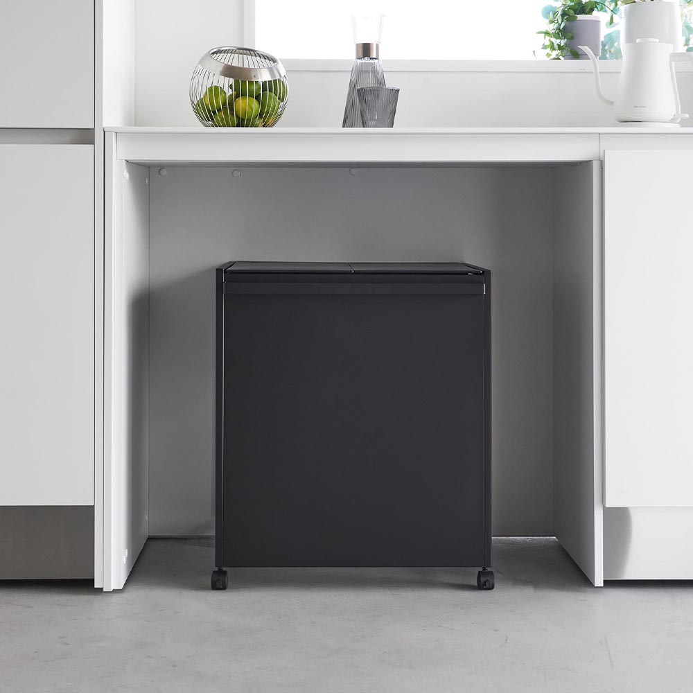 tower 山崎実業 ゴミ箱 タワー ふた付き 目隠し 分別 ダストワゴン 2