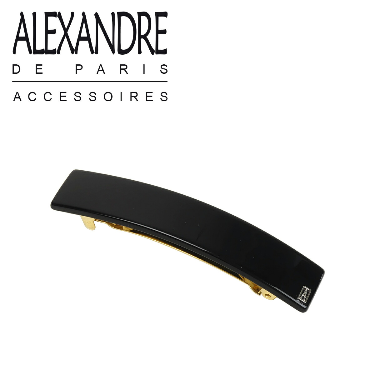 アレクサンドル ドゥ パリ バレッタ 大きめシンプル 8cm Basic Classique Barrette AA8-736 ALEXANDRE DE PARIS ブランド｜daily-3｜02