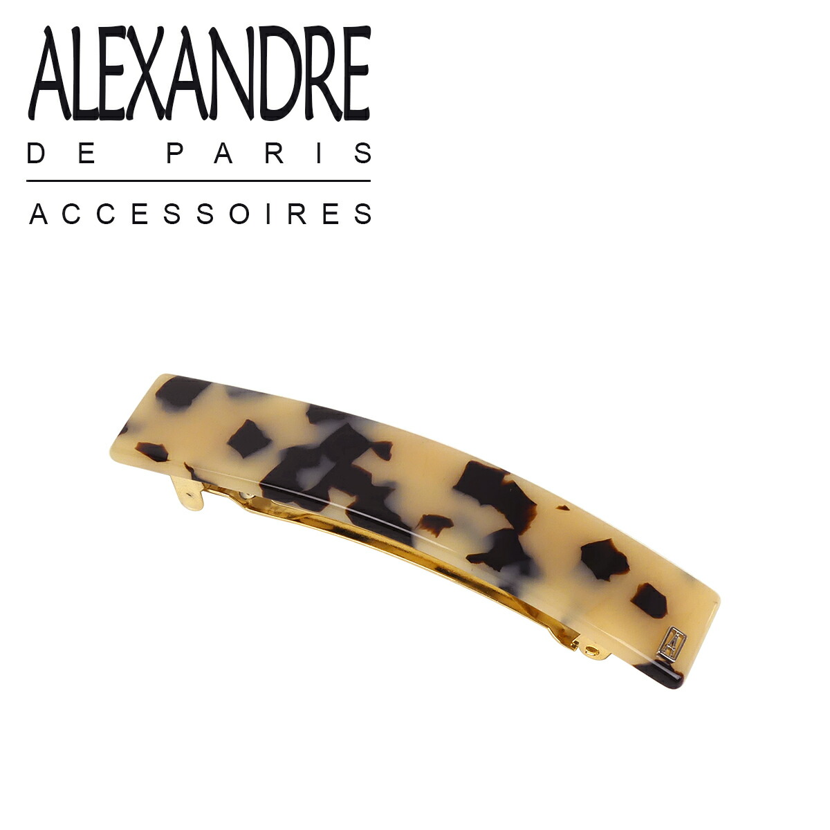 アレクサンドル ドゥ パリ バレッタ 大きめシンプル 8cm Basic Classique Barrette AA8-736 ALEXANDRE DE PARIS ブランド｜daily-3｜04
