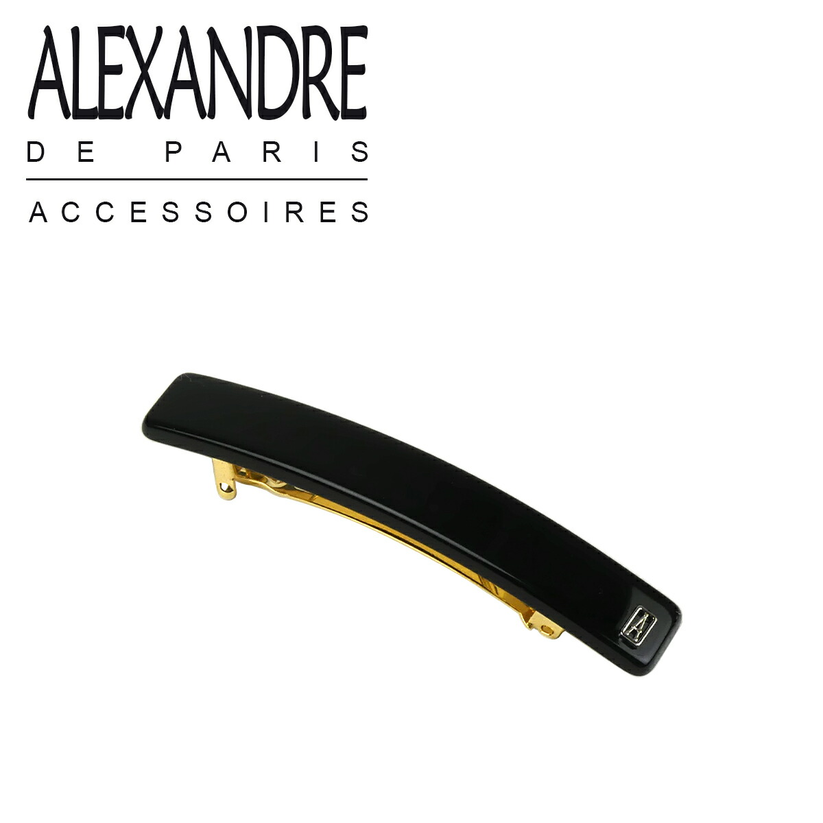 アレクサンドル ドゥ パリ バレッタ Basic Classique Barrette 6cm AA6-735 ALEXANDRE DE PARIS シンプル ブランド｜daily-3｜02