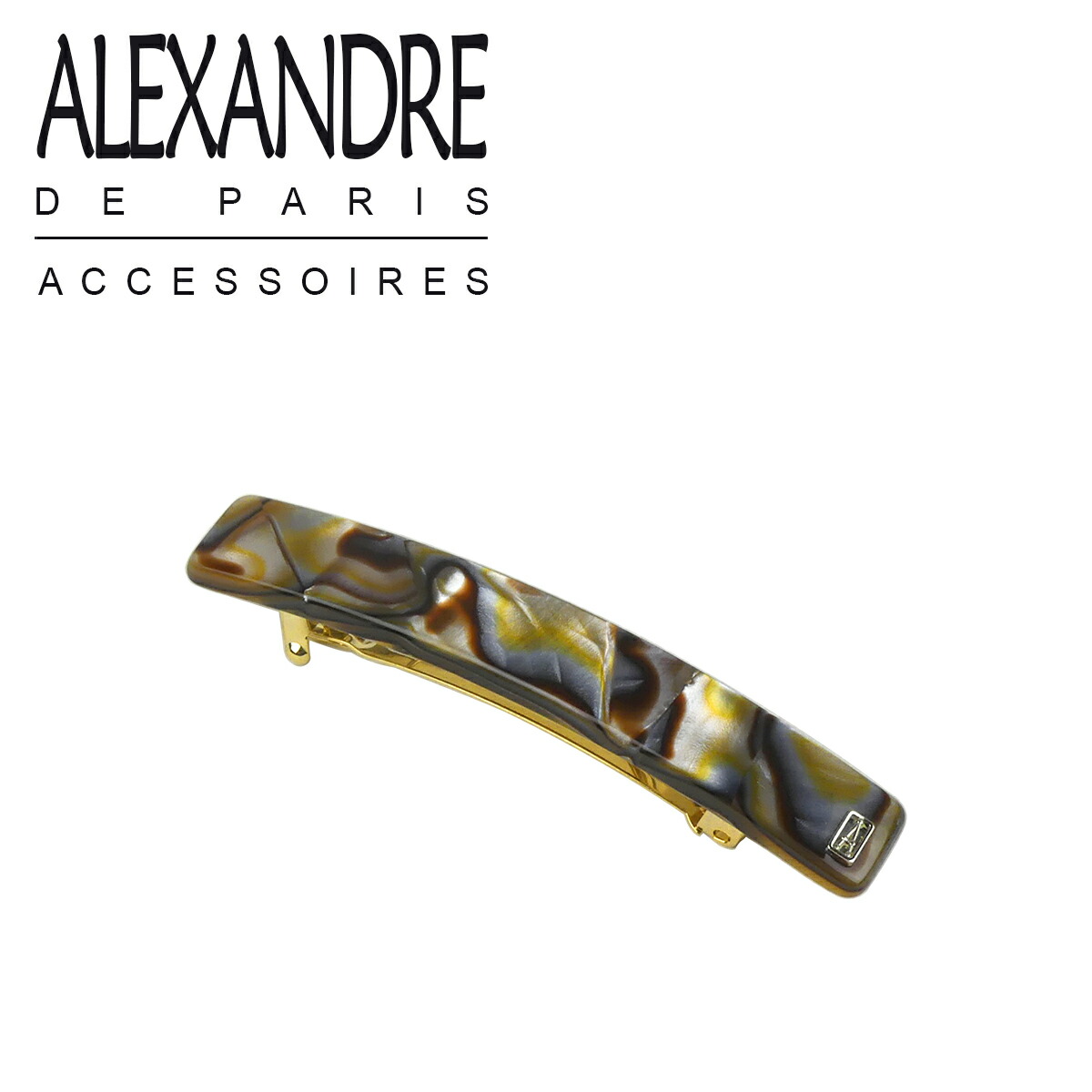 アレクサンドル ドゥ パリ バレッタ Basic Classique Barrette 6cm AA6-735 ALEXANDRE DE PARIS シンプル ブランド｜daily-3｜03