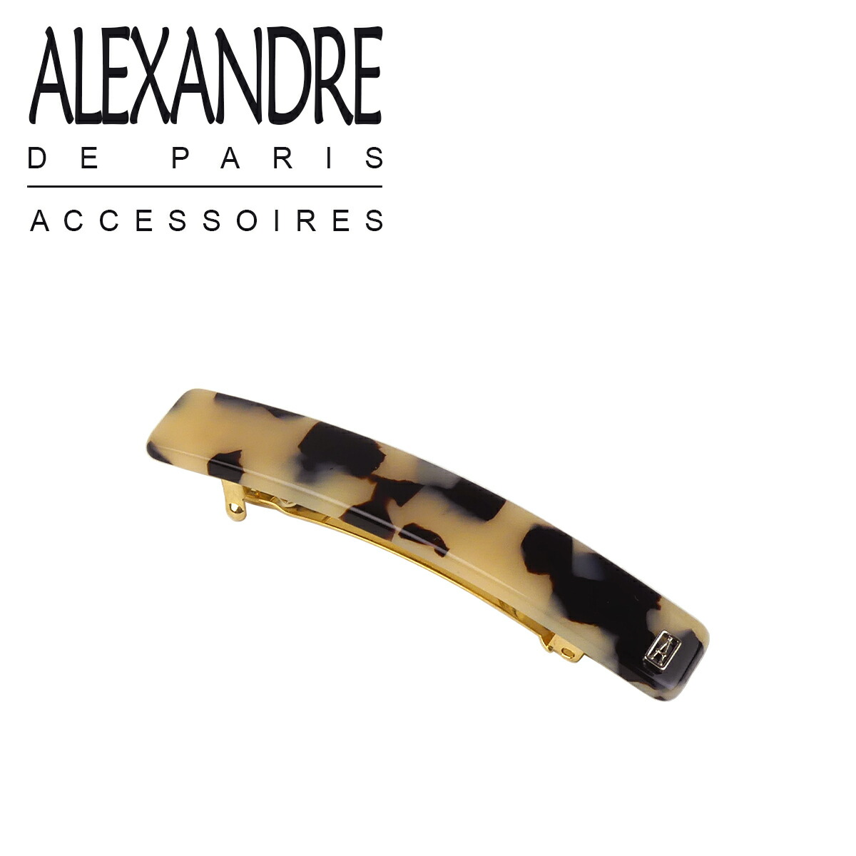 アレクサンドル ドゥ パリ バレッタ Basic Classique Barrette 6cm AA6-735 ALEXANDRE DE PARIS シンプル ブランド｜daily-3｜06