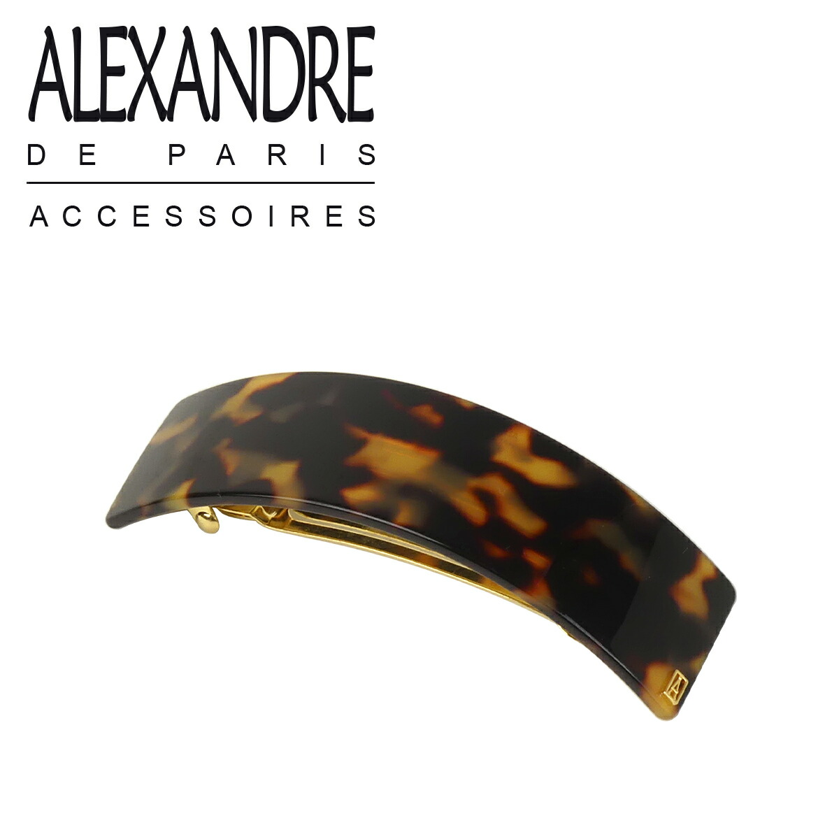 アレクサンドル ドゥ パリ アーチ型 バレッタ大きめシンプル  BARRETTE AQCH-1743 ALEXANDRE DE PARIS ブランド｜daily-3｜04