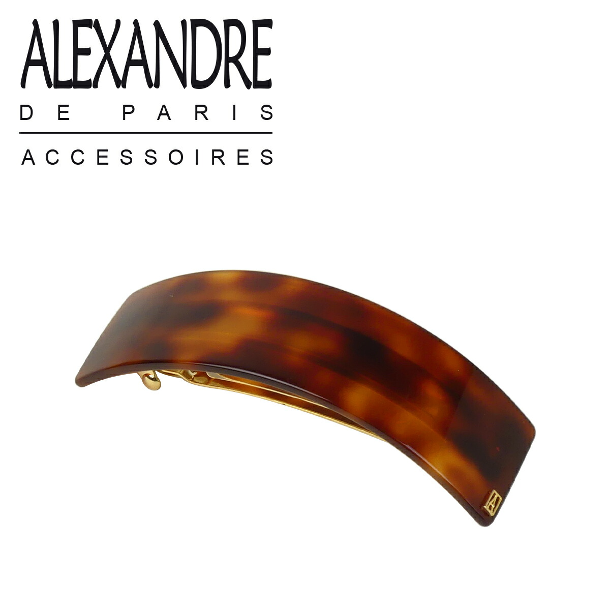 アレクサンドル ドゥ パリ アーチ型 バレッタ大きめシンプル  BARRETTE AQCH-1743 ALEXANDRE DE PARIS ブランド｜daily-3｜05