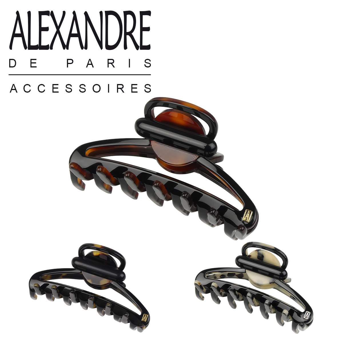 ALEXANDRE DE PARIS アレクサンドルドゥパリ ヘアクリップ（M