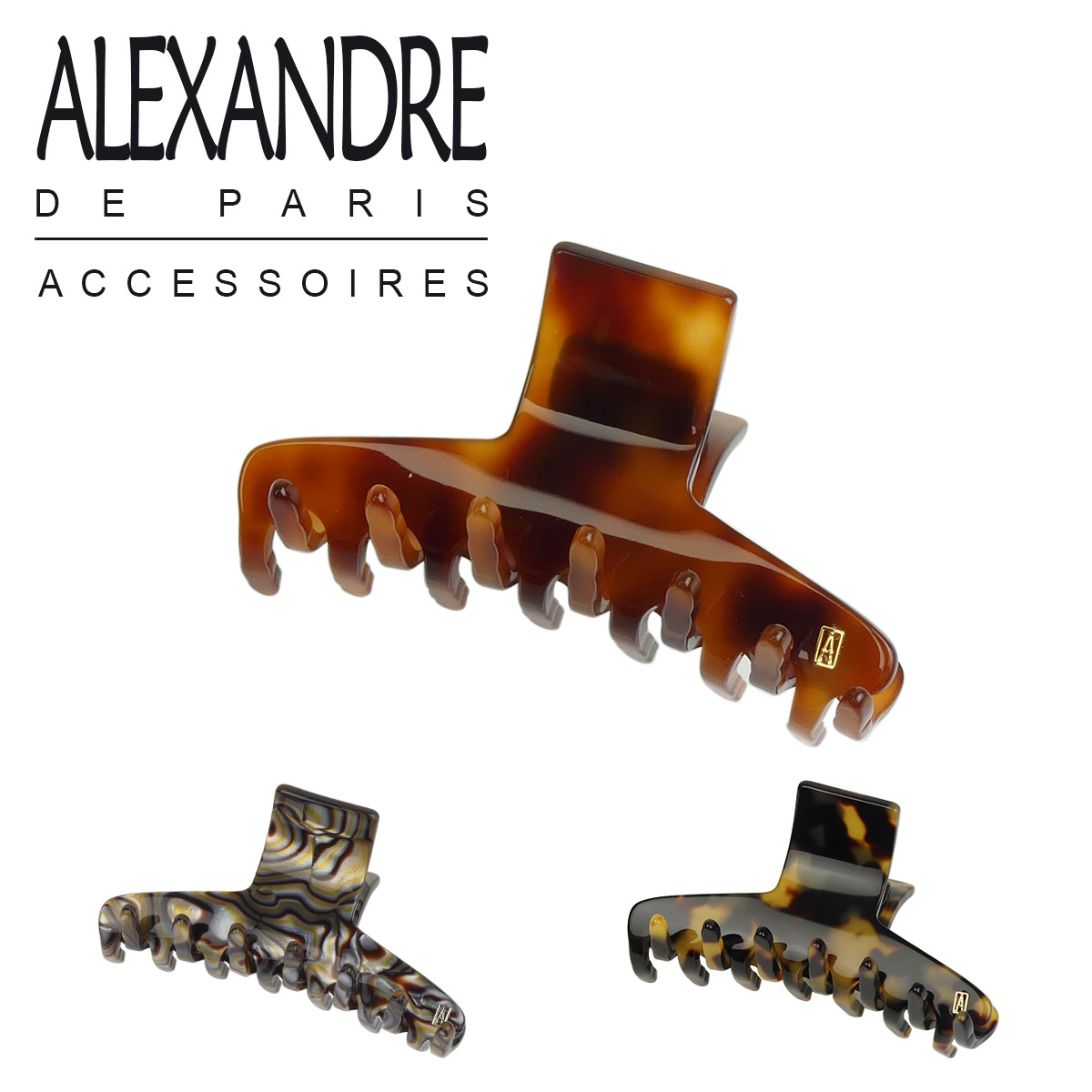 ALEXANDRE DE PARIS アレクサンドルドゥパリ ヘアクリップ (L