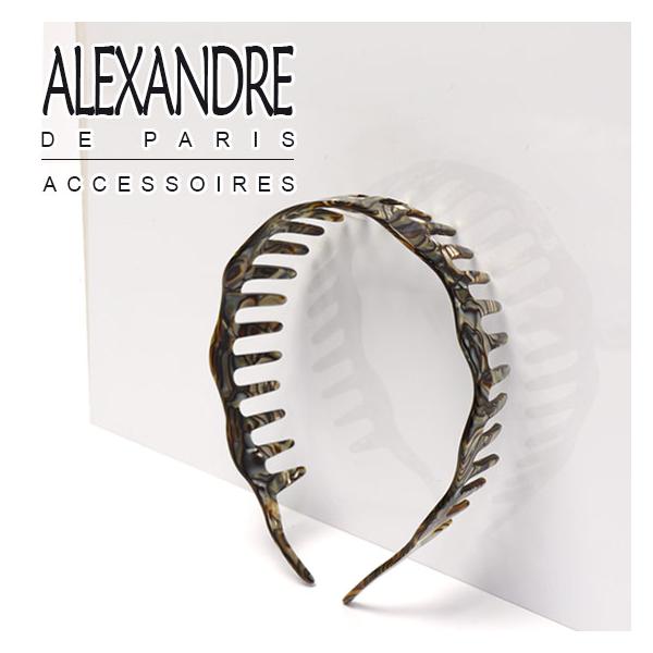 ALEXANDLE 黒の櫛形　カチューシャ ALEXANDLE 黒の櫛形カチューシャ