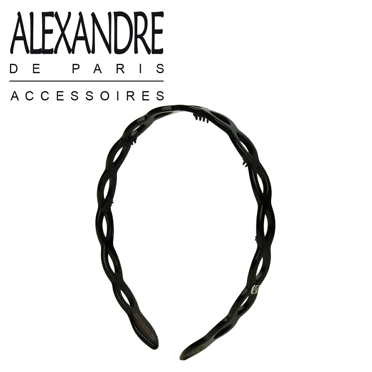 【並行輸入品】アレクサンドルドゥパリ カチューシャ ヘアアクセサリー SERRE TETE ANNEAUX ALEXANDRE DE PARIS AHB-1573 髪留め レディースの画像