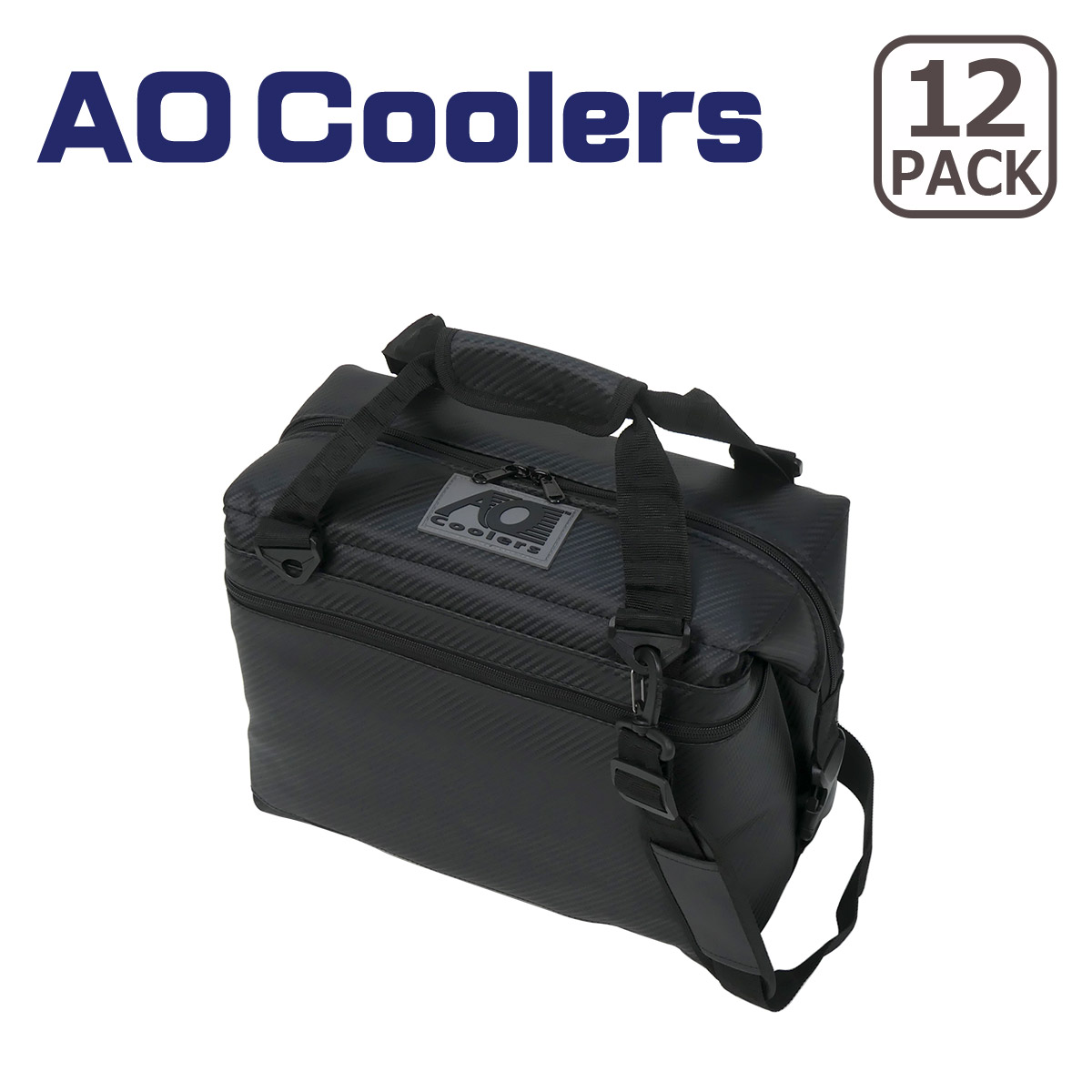 AOクーラーズ　12パック　カーボン　ブラック　クーラーボックス AO Coolers(エーオークーラーズ) 18パック トランク ソフトクーラー