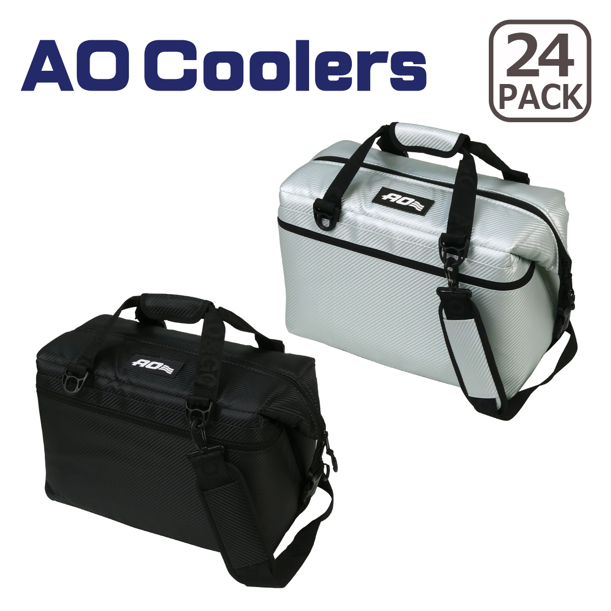 AOクーラーズ クーラーボックス AO Coolers 24 PACK CARBON カーボン 