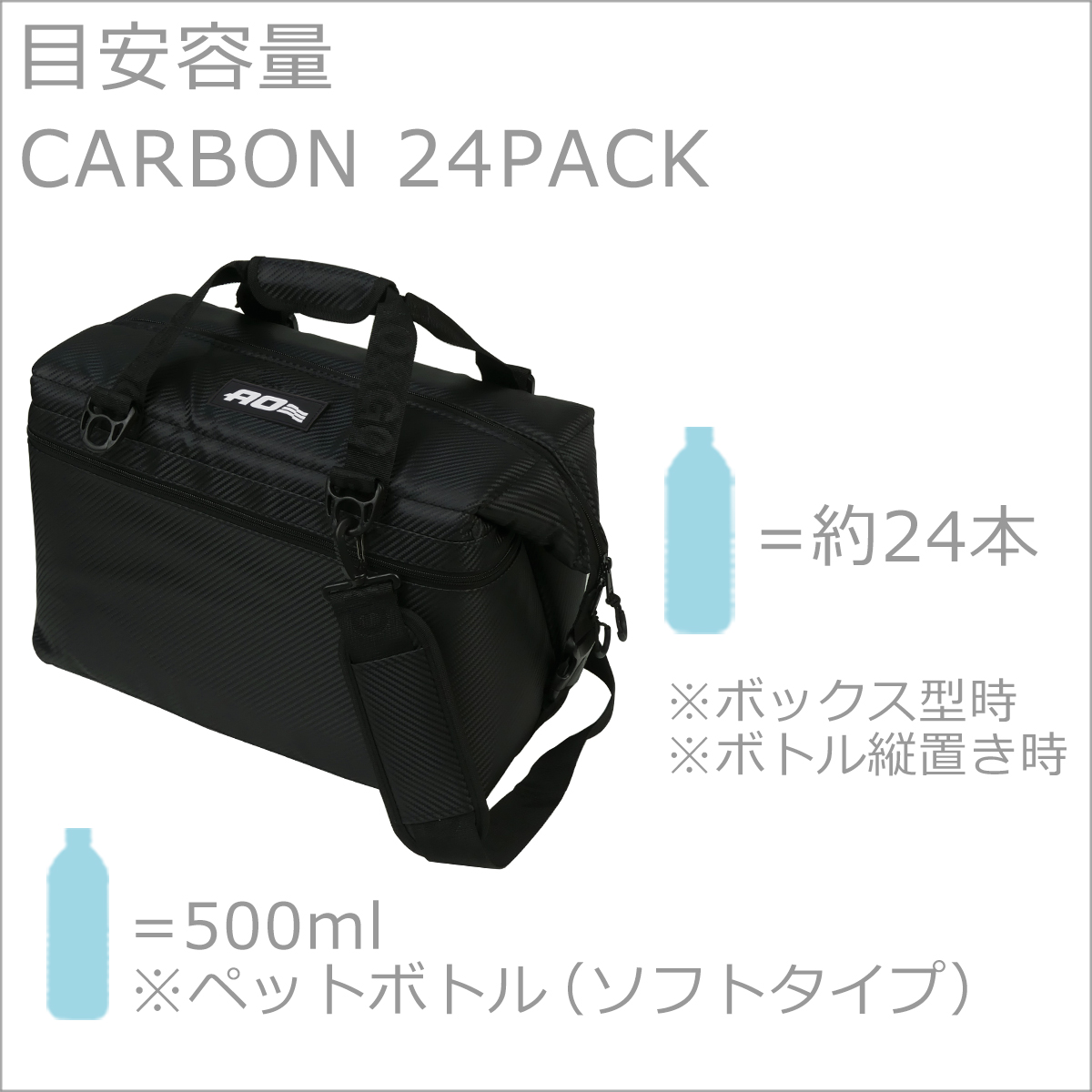 AOクーラーズ クーラーボックス AO Coolers 24 PACK CARBON カーボン