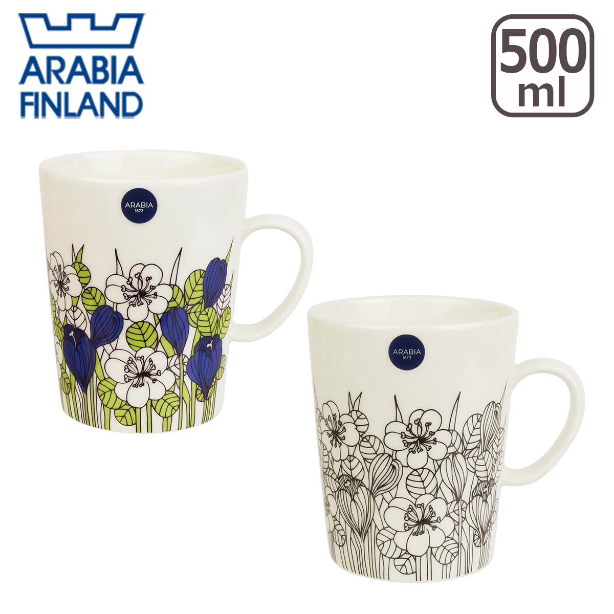 �y���s�A���i�z�A���r�A �N���b�J�X �}�O 500ml 0.5L Arabia Krokus GF1