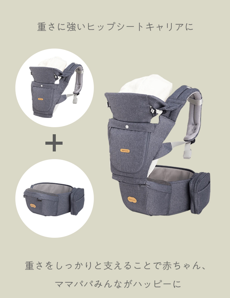 【値下げ】 BABY&Me ベビーアンドミー BELK-S firstセット ベルクエス ファーストセット 抱っこ紐 ヒップシートキャリア ベビーキャリア 【V2663323600】 (17424円)