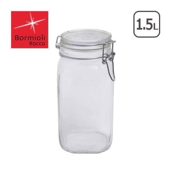 Bormioli Rocco（ボルミオリロッコ） ガラス製 フィド ジャー 1.5L