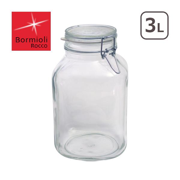 Bormioli Rocco（ボルミオリロッコ） ガラス製 フィド ジャー 3L