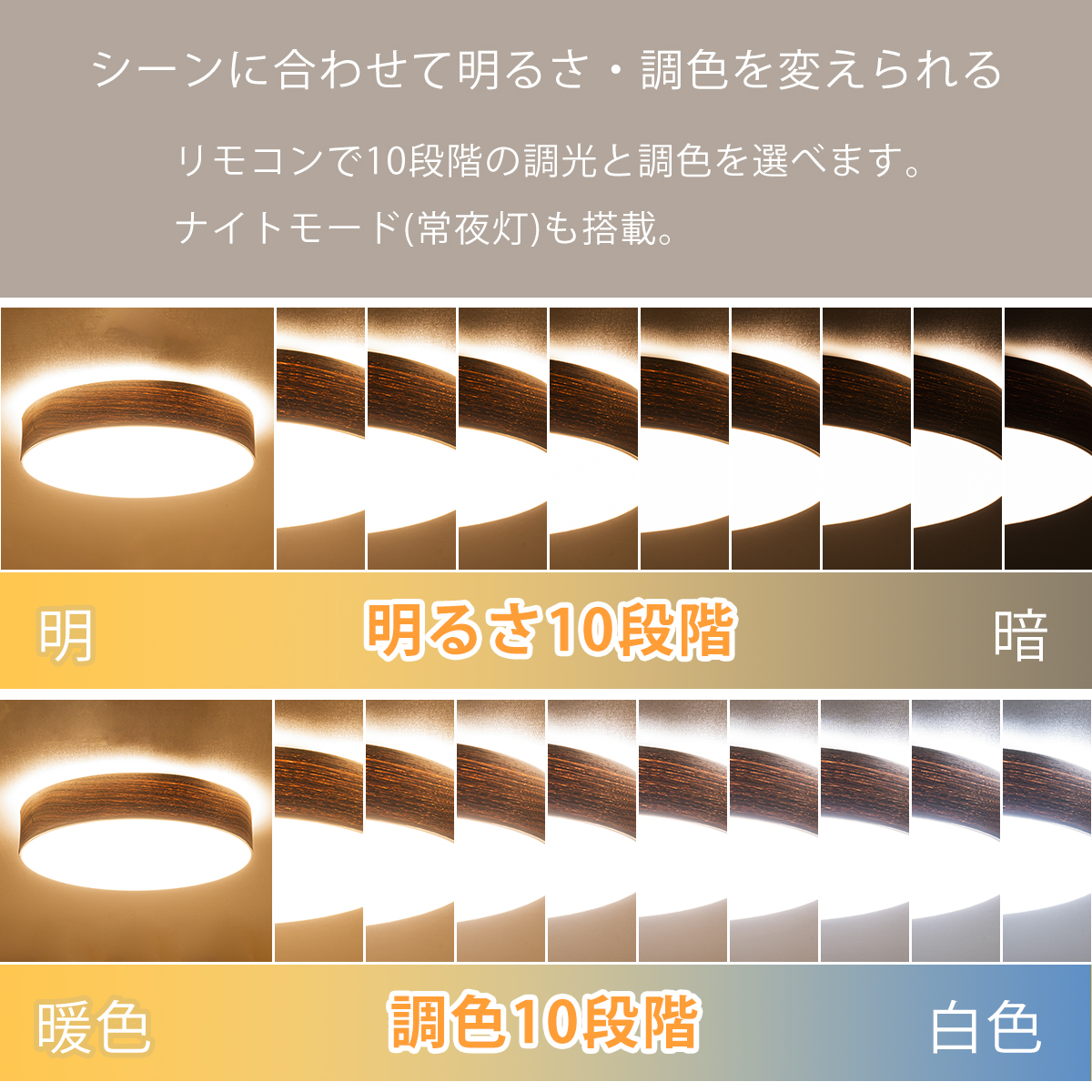 BRID ブリッド オルカ ウッドLEDシーリングライト Olika WOOD