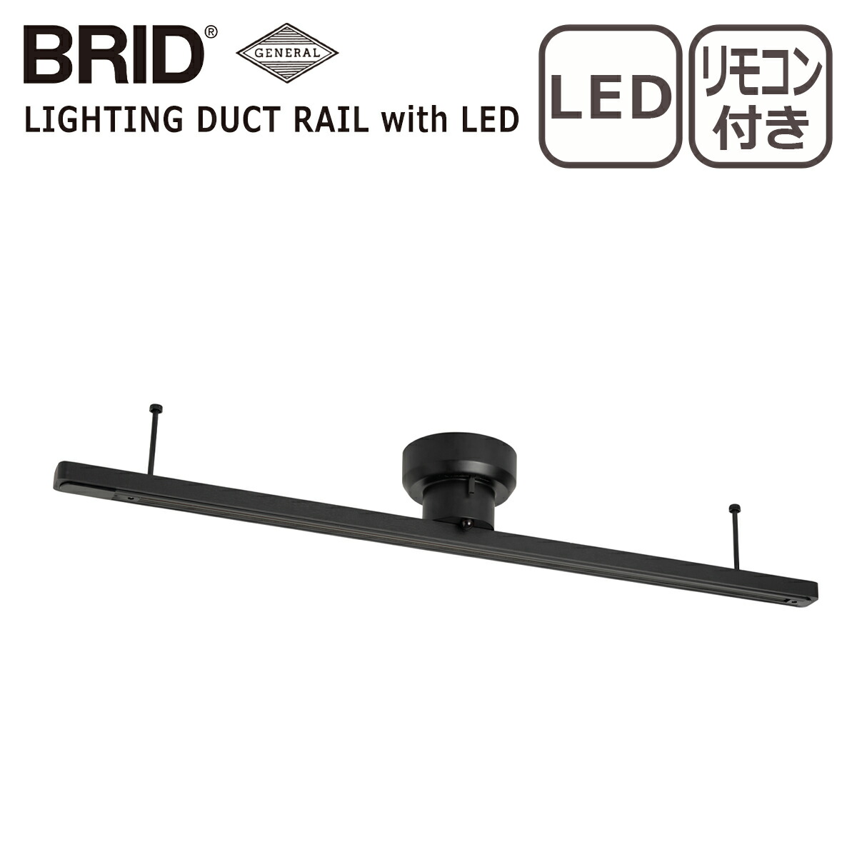 BRID LIGHTING DUCT RAIL with LED ダクトレール黒 ブリッド ライトニング ダクトレール 照明 / BRID LIGHTING DUCT