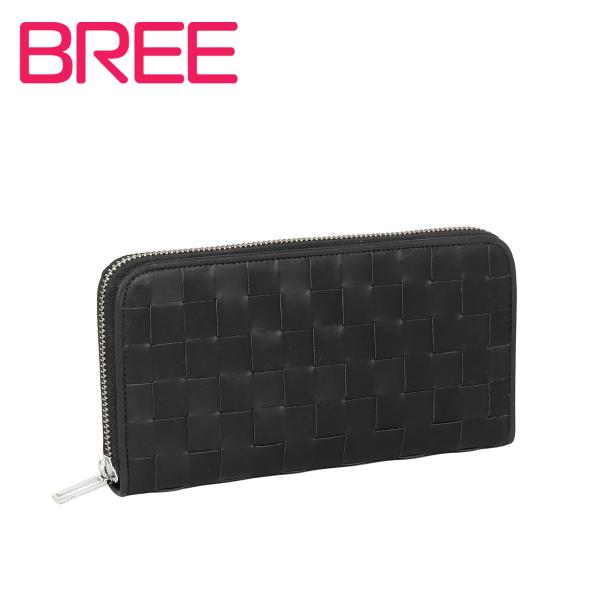 BREE ラウンドファスナー長財布 小銭入れ付き BLACK(ブラック) Obra 171 :bre03171 c01:daily 3.com