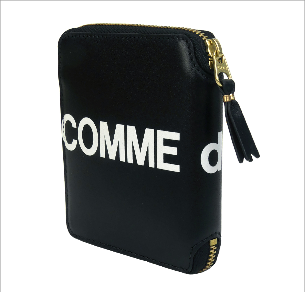 【極美品】コムデギャルソン　HUGE LOGO 二つ折り財布　箱付　付属品あり COMME des GARCONS（コムデギャルソン） 【並行輸入品