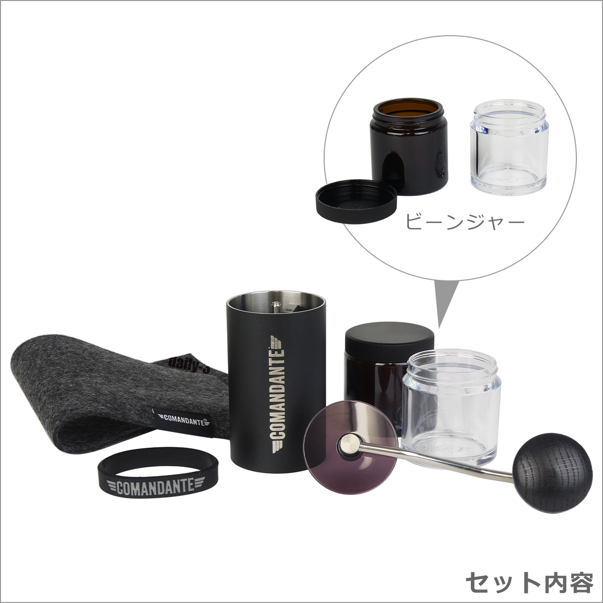 【並行輸入品】コマンダンテ C40 MK4 ブラック コーヒーミル 手動 コーヒーグラインダー ニトロブレード 手挽き COMANDANTE キャンプ 関連画像4