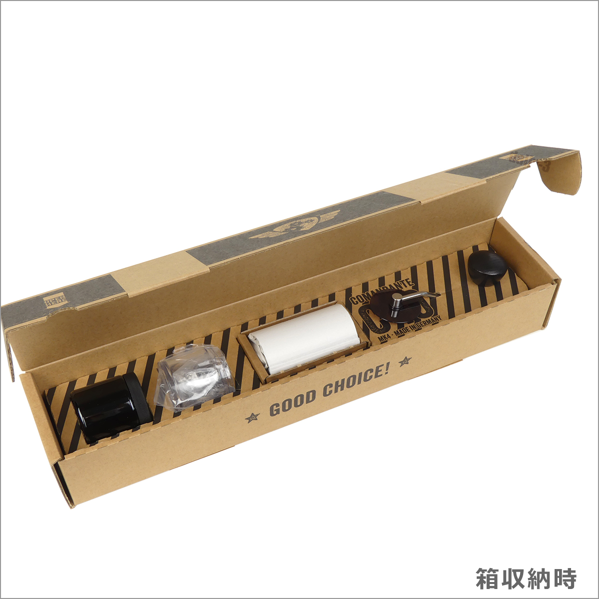 【並行輸入品】コマンダンテ C40 MK4 ブラック コーヒーミル 手動 コーヒーグラインダー ニトロブレード 手挽き COMANDANTE キャンプ 関連画像5