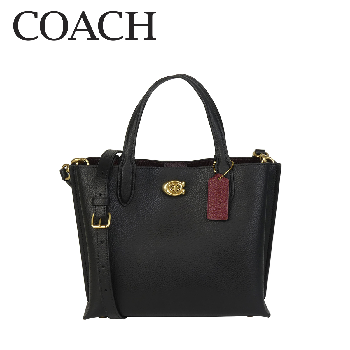 【COACH】送料無料/追跡有 Willow ToteノートPCもOKトートバック COACH コーチ バッグ ウィロウ トート 24 WILLOW TOTE 2WAY