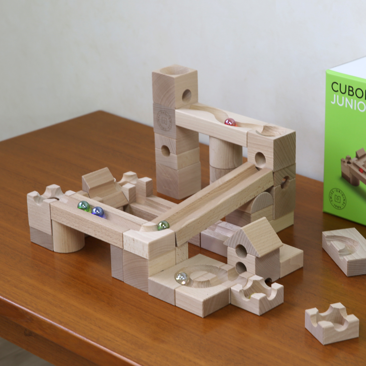 積み木 知育玩具 キュボロ CUBORO ジュニア JUNIOR 40キューブ入り 201 
