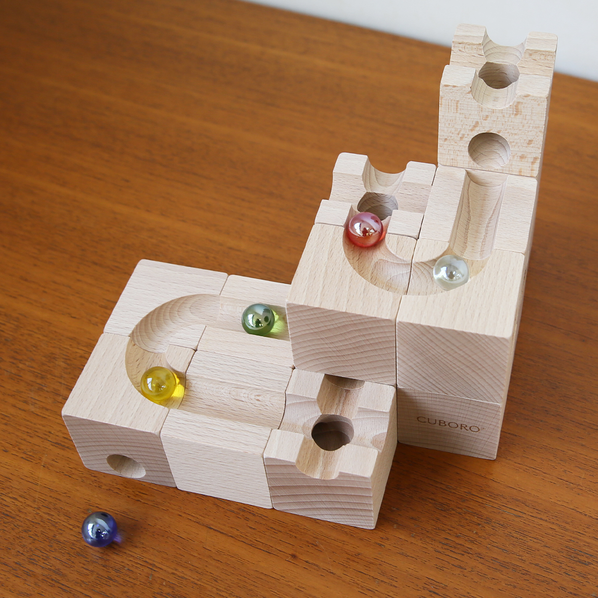 cuboro 【並行輸入品】キュボロ スタンダード 16 積み木 知育玩具 木の