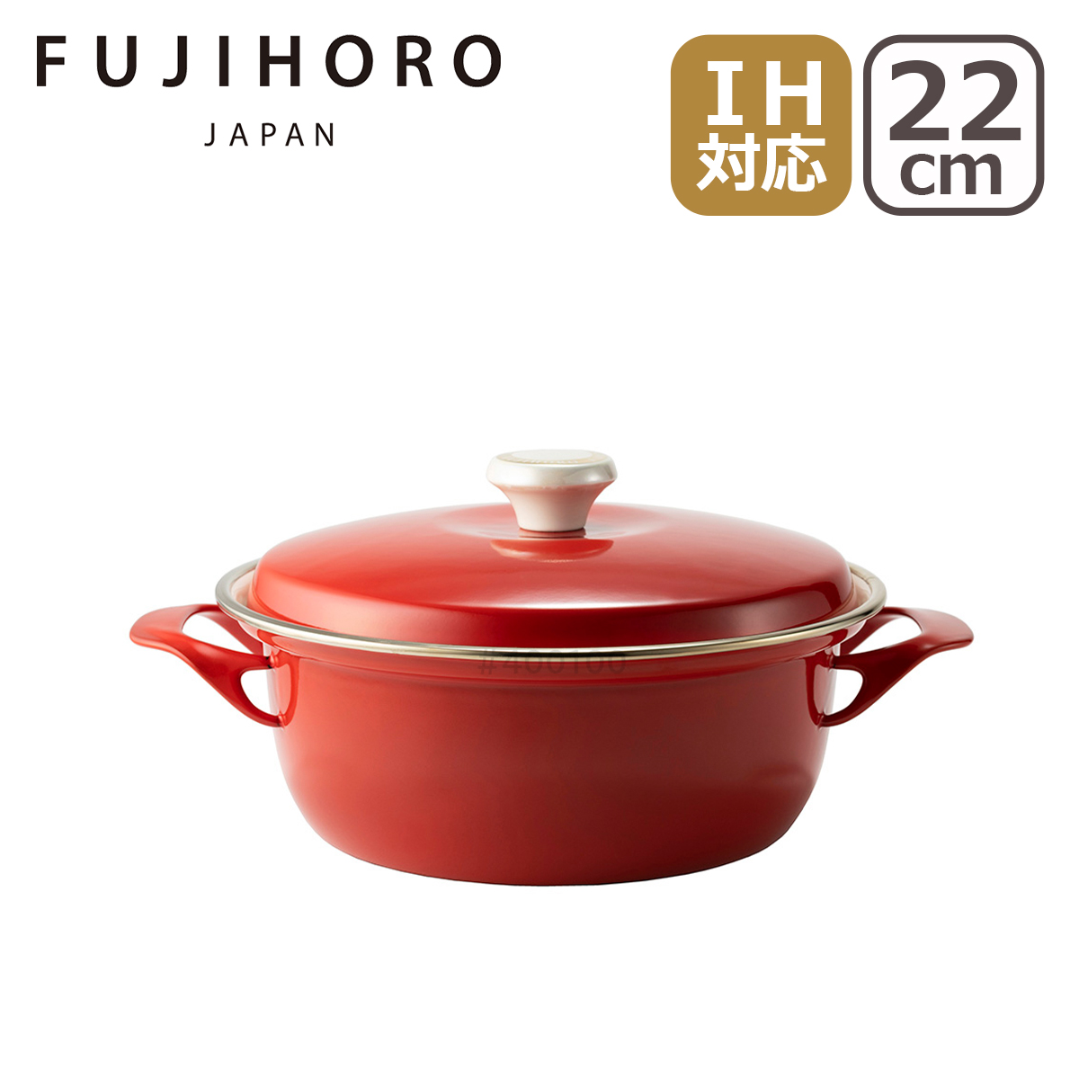 富士ホーロー EXシリーズ 22cmキャセロール EX-22W 両手鍋 レシピ集