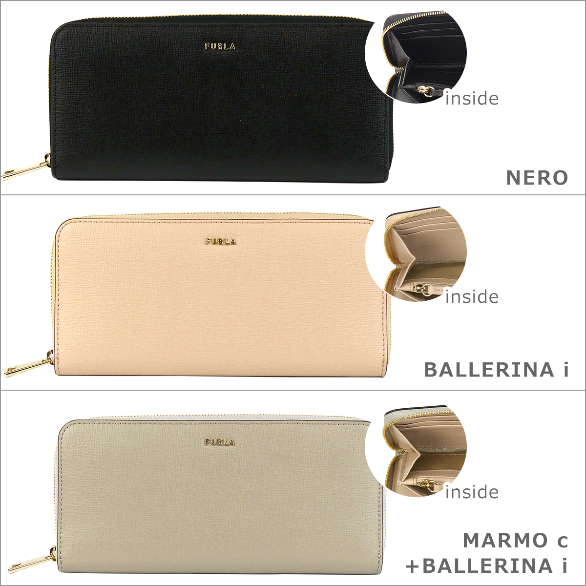 新品！フルラ FURLA バビロン ラウンドファスナー ミニ財布 FURLA（フルラ） 並行輸入 長財布(ラウンドファスナー) バビロン