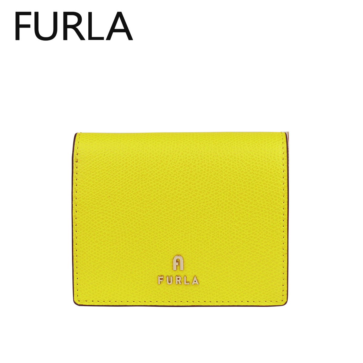 FURLA イエロー 二つ折り財布 FURLA（フルラ） 【並行輸入品】フルラ カメリア 二つ折り財布 小銭