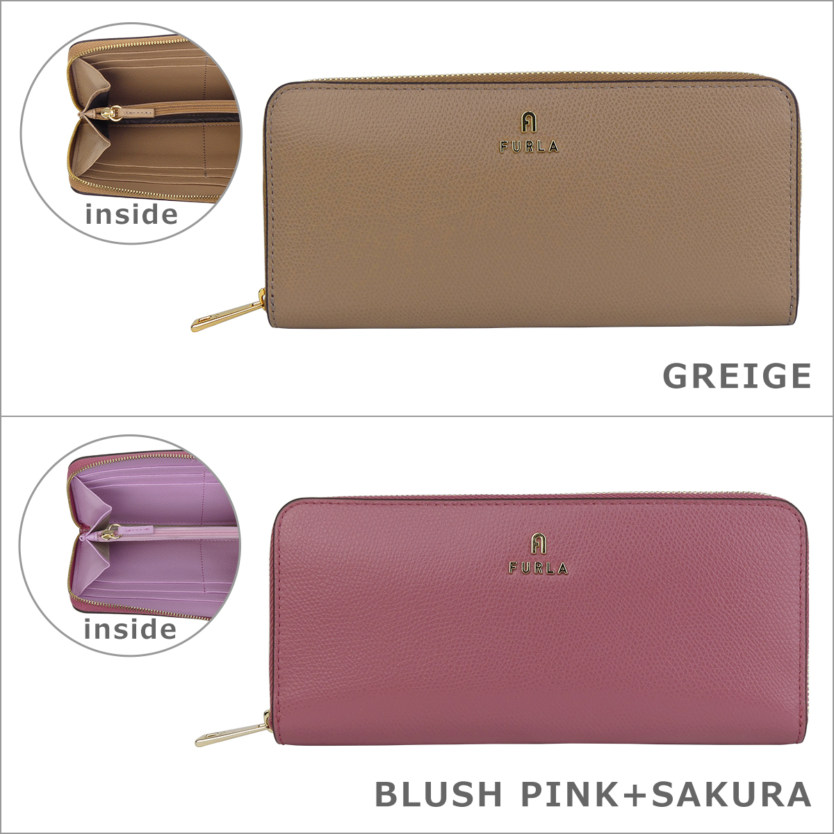 FURLA（フルラ） 【並行輸入品】フルラ カメリア 長財布 小銭入れ付 XL